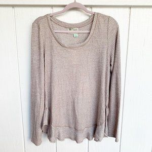 NWT Anthropologie Saturday Sunday Taupe Sweater M
